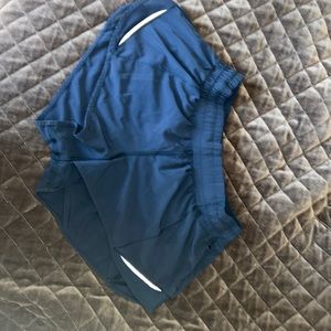 navy lulu lemon shorts